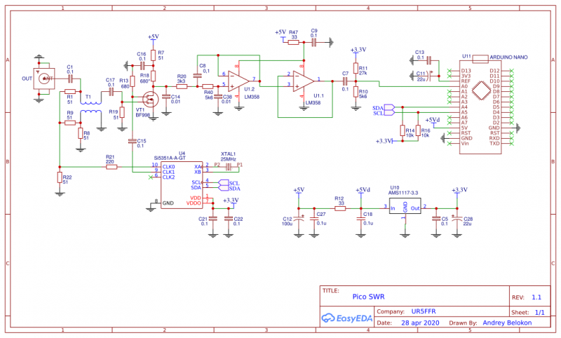 Pico SWR schematic